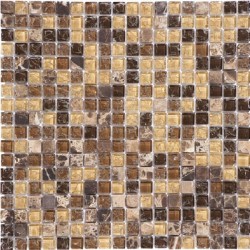 Перфектна стъклокерамична мозайка Tenlight Atlas SG-1505 от Betas Glass Mosai , с размер 30 x 30 см.